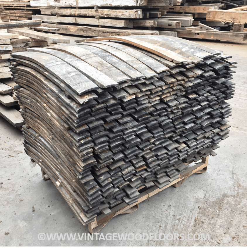 Wine Barrel Staves | Whole Staves | 20 Barrel Pallet | By The Antique Barrel Collection